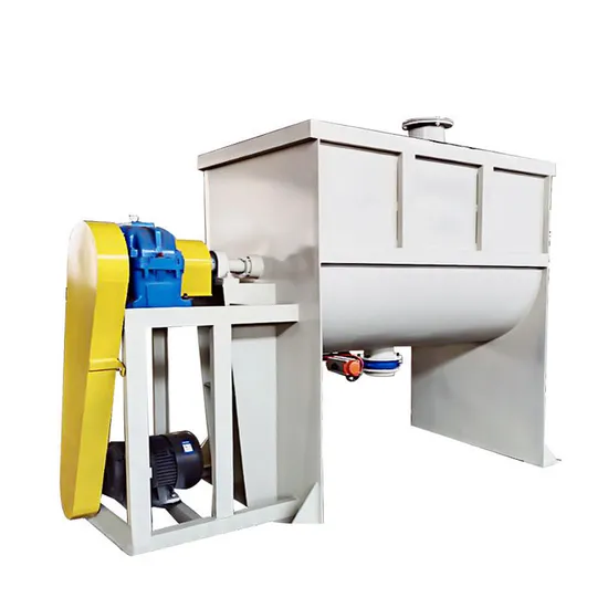 Industrial Stainless Steel Ribbon Feed Mixer Machine