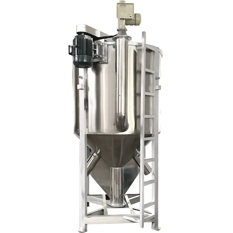 Stainless Steel Vertical Screw Feed Mixer for Granules