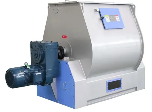 Horizontal Double Ribbon Feed Mixer for Raw Material