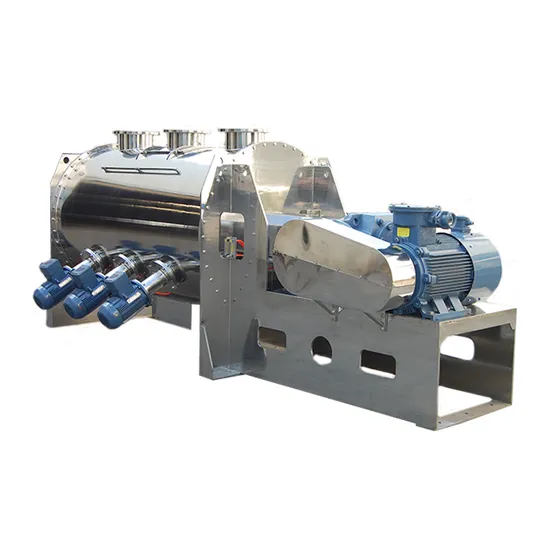Horizontal Double Ribbon Feed Mixer for Raw Material